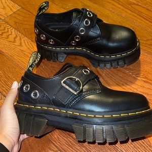 Doc Martens Platform Audrick Hardware shoes🖤